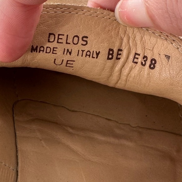 Bally Delos womens driving loafers size 38 Italian leather square toe - Picture 11 of 12